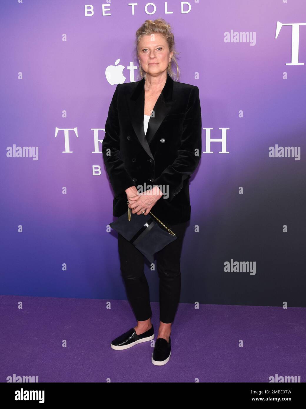 19 January 2023 - Hollywood, California - Jenno Topping. Season 3 premiere of Apple TV+'s ''Truth Be Told'' at Pacific Design Center. (Credit Image: © Billy Bennight/AdMedia via ZUMA Press Wire) EDITORIAL USAGE ONLY! Not for Commercial USAGE! Stock Photo
