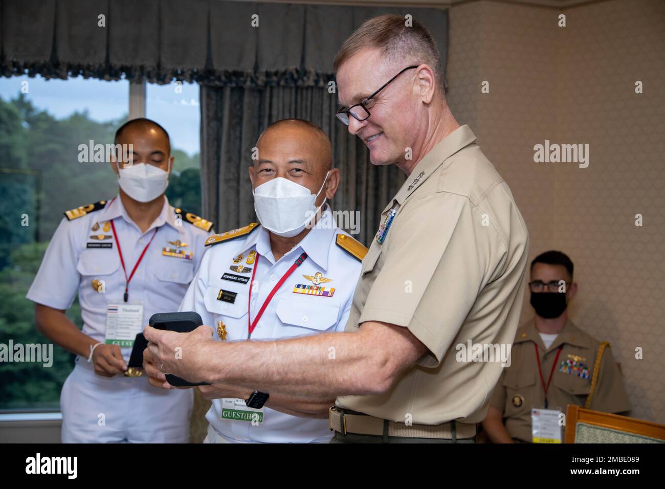 Commandant of the Royal Thai Marine Corps, Vice Adm. Ronnarong Sittinan ...
