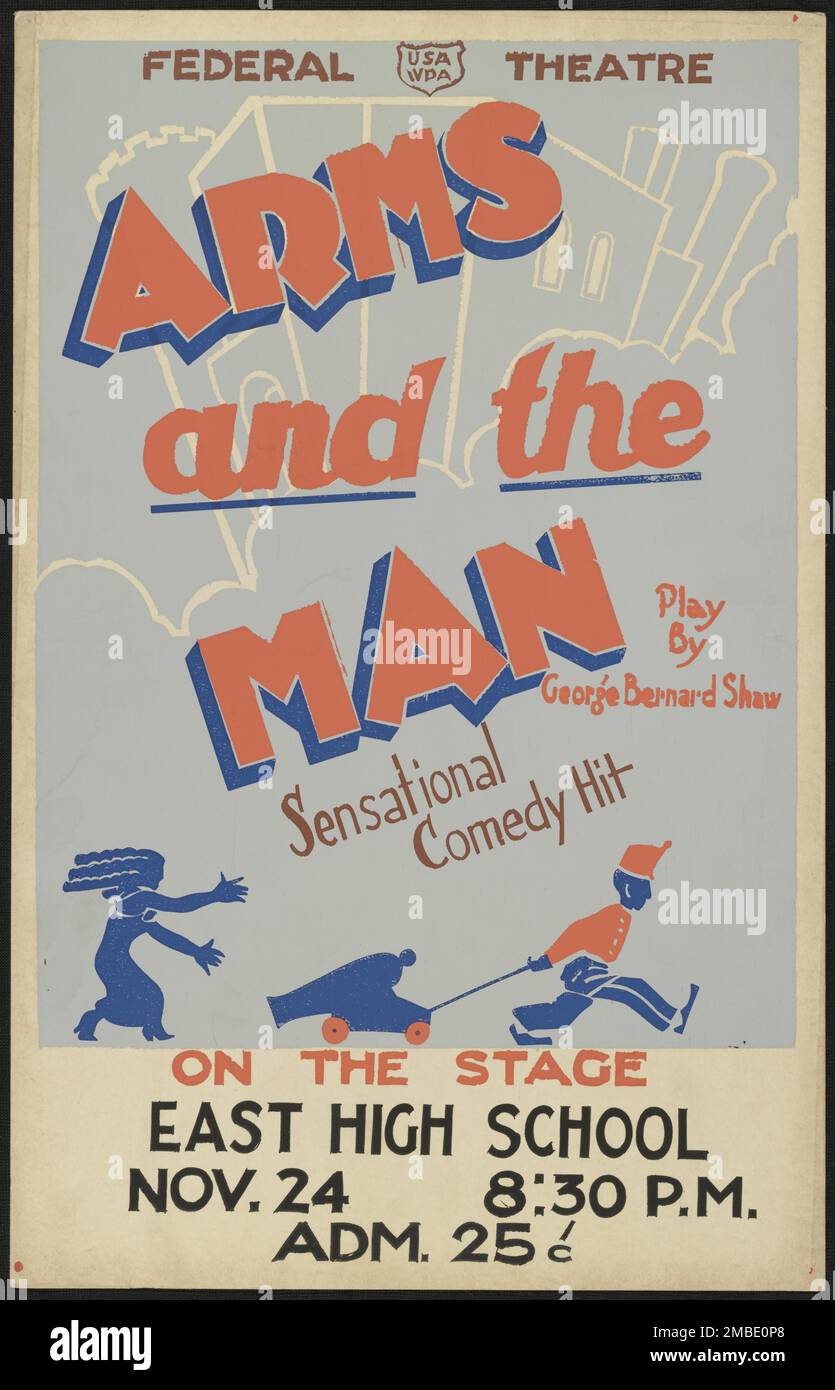 Arms and the Man, [193]. 'Arms and the Man Play by Bernard Shaw Sensational Comedy