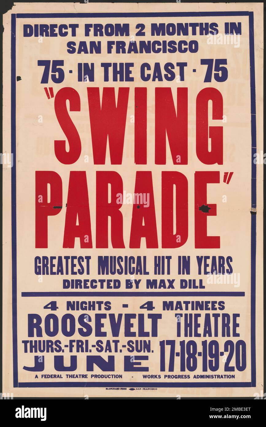Swing Parade, [193]. 'Direct from 2 Months in San Francisco 75 in