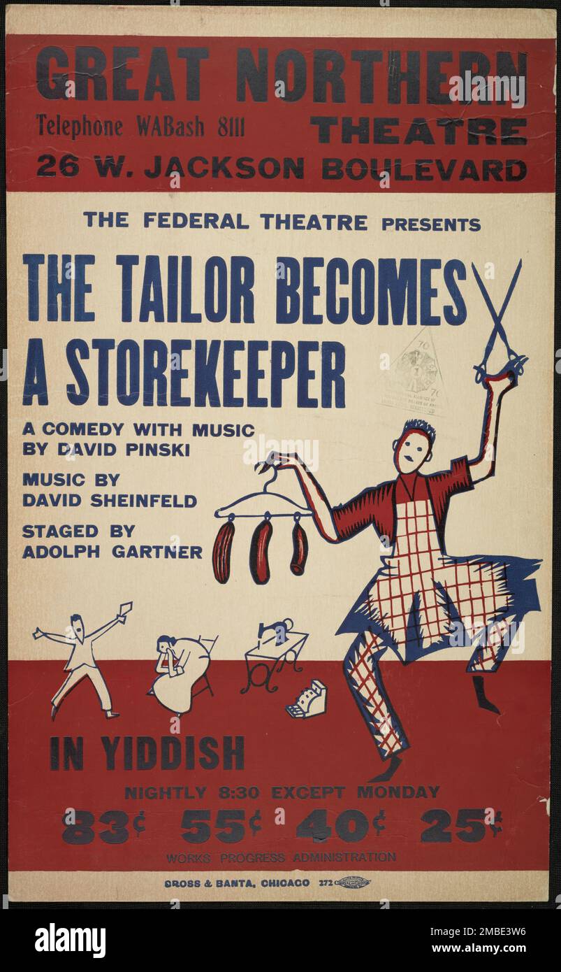 The Tailor a Storekeeper, Chicago, 1938. 'Great Northern