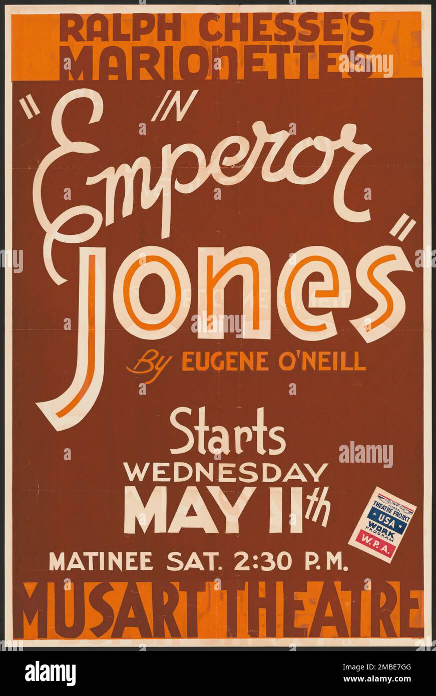 Emperor Jones, Los Angeles, 1938. 'Ralph Chesse's in