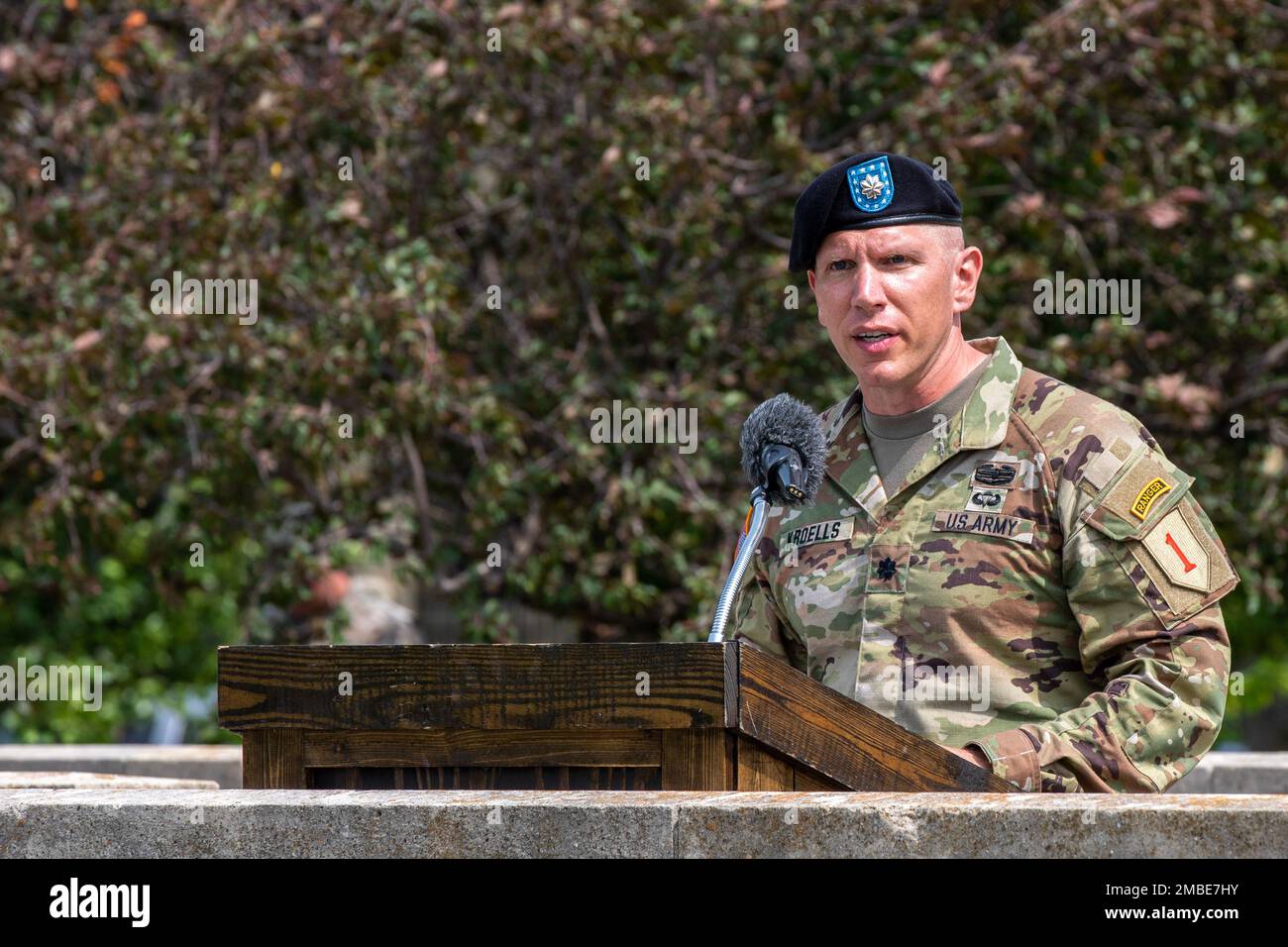U.S. Army Lt. Col. Ryan R. Kroells, the commander of the 1st Combined ...