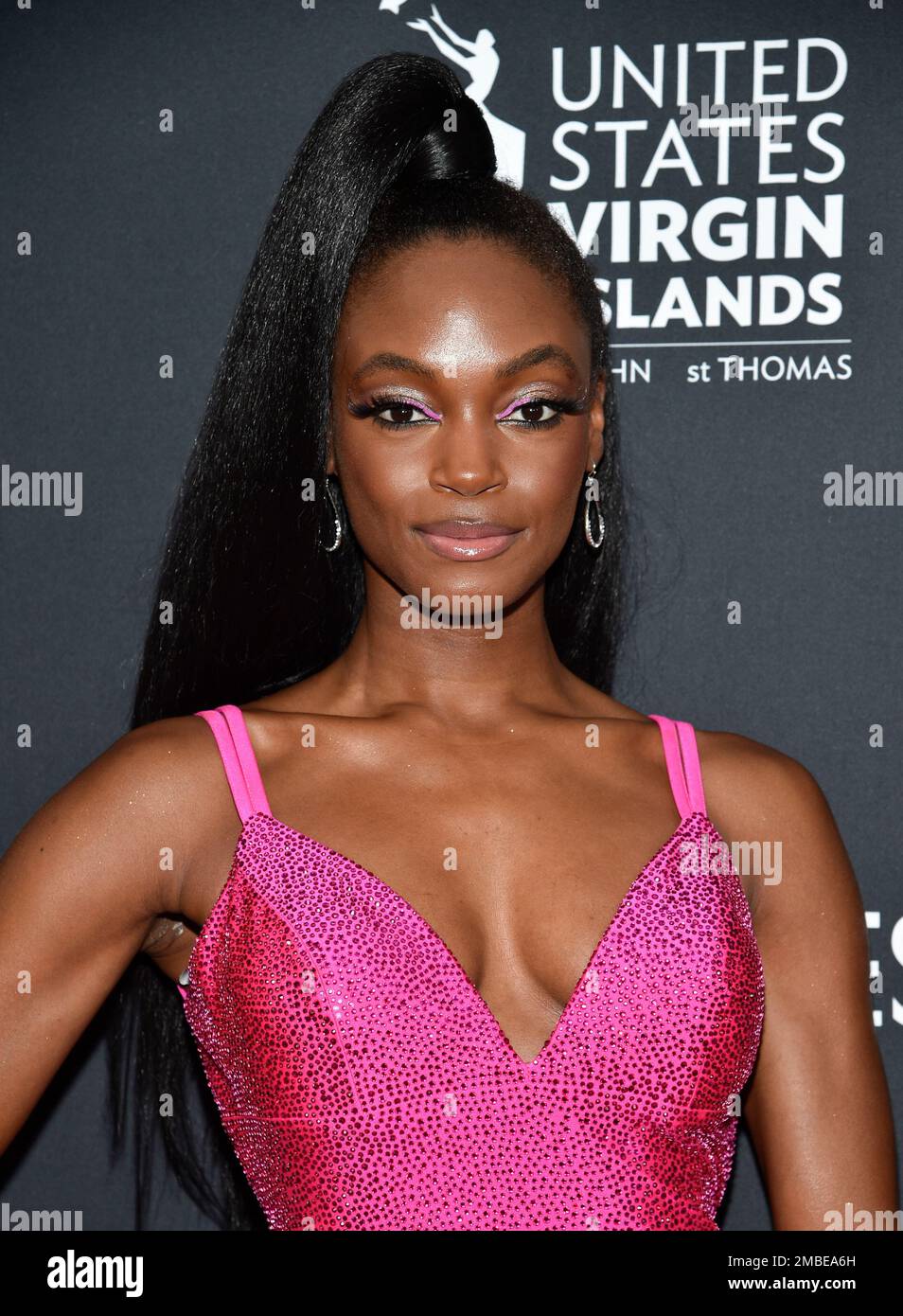 Tanaye White attends the Sports Illustrated Swimsuit 2022 issue release ...