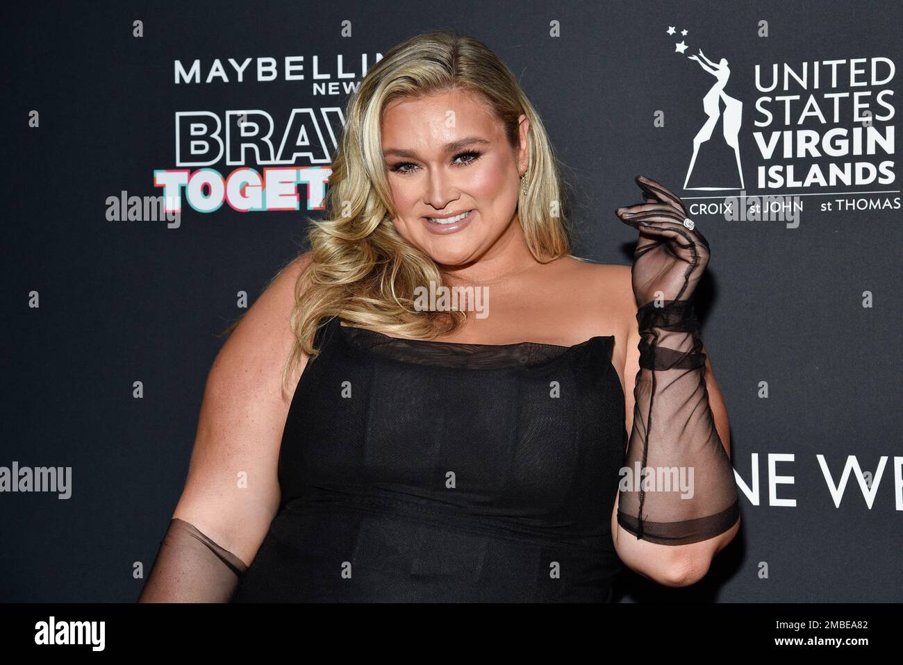 Model Hunter McGrady attends the Sports Illustrated Swimsuit 2022 issue
