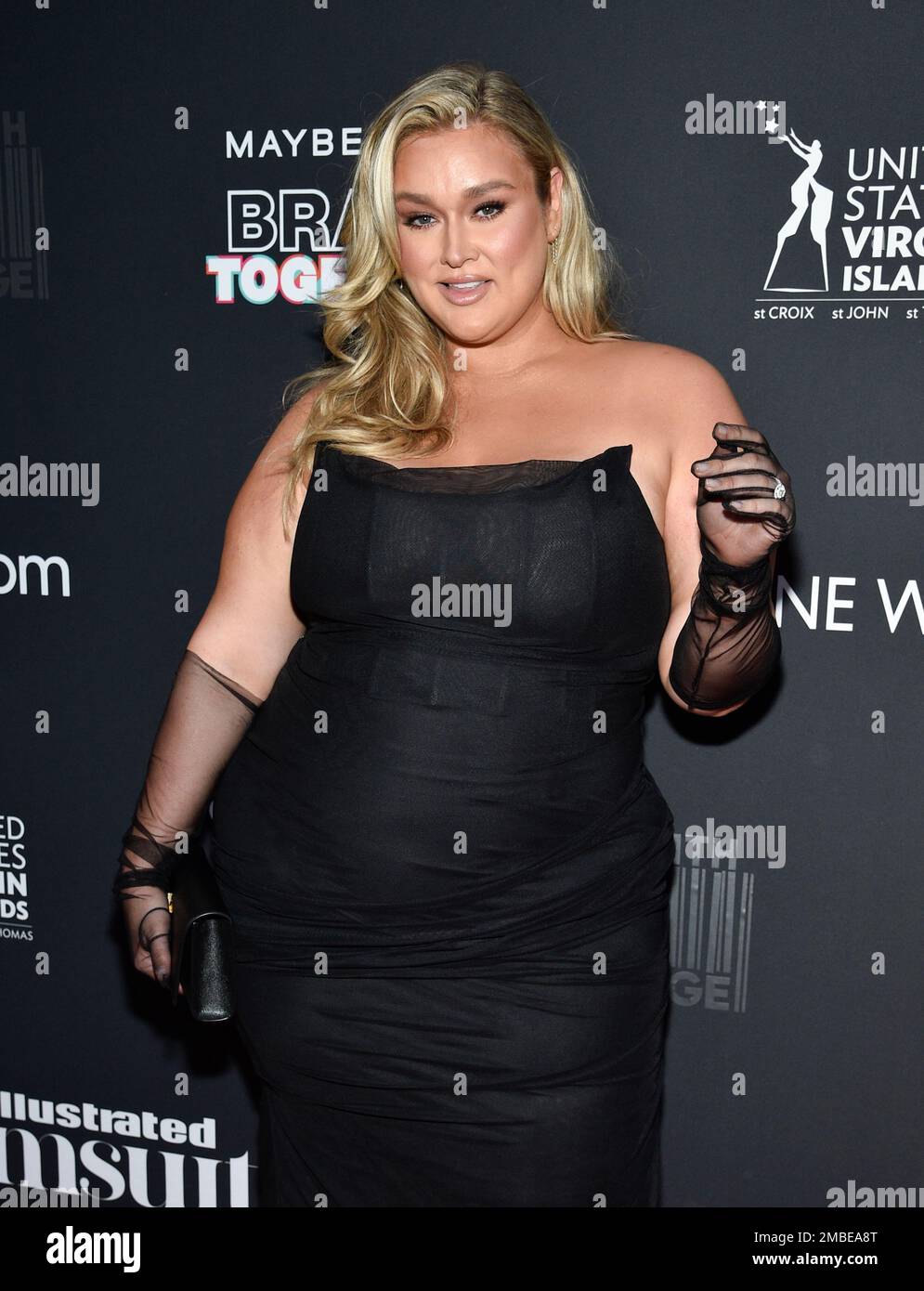 Model Hunter McGrady attends the Sports Illustrated Swimsuit 2022 issue