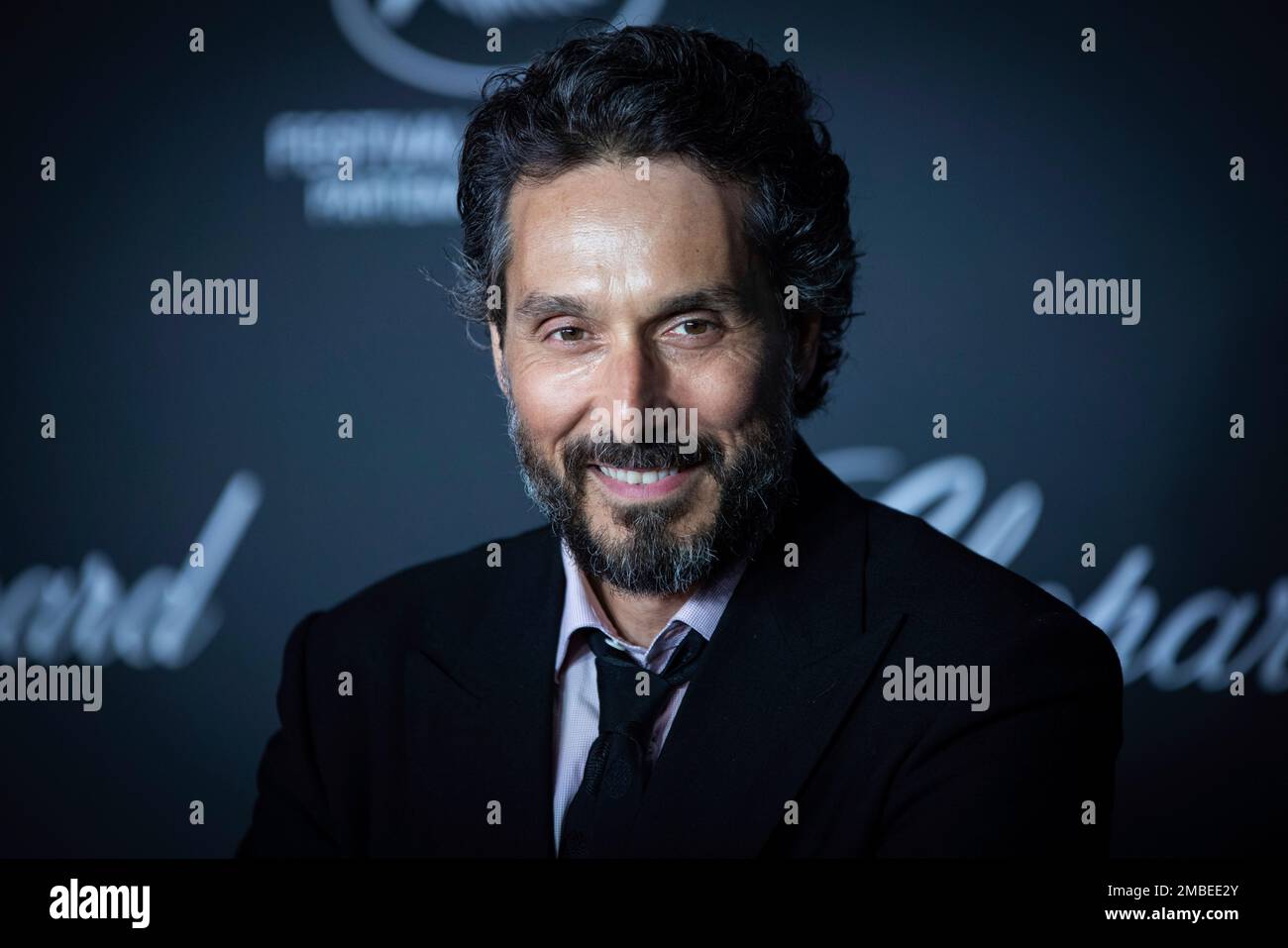 Vincent Elbaz poses for photographers upon arrival at the Trophee ...