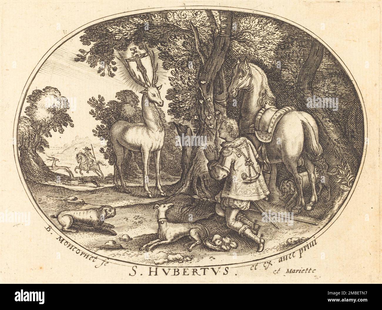 The Vision of Saint Hubert Stock Photo - Alamy