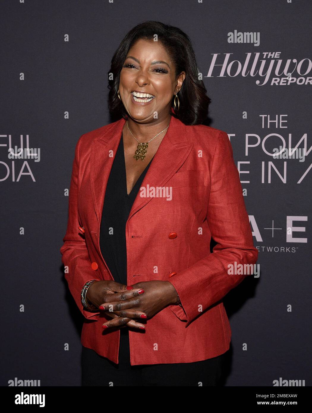 Lori Stokes attends The Hollywood Reporter's annual Most Powerful