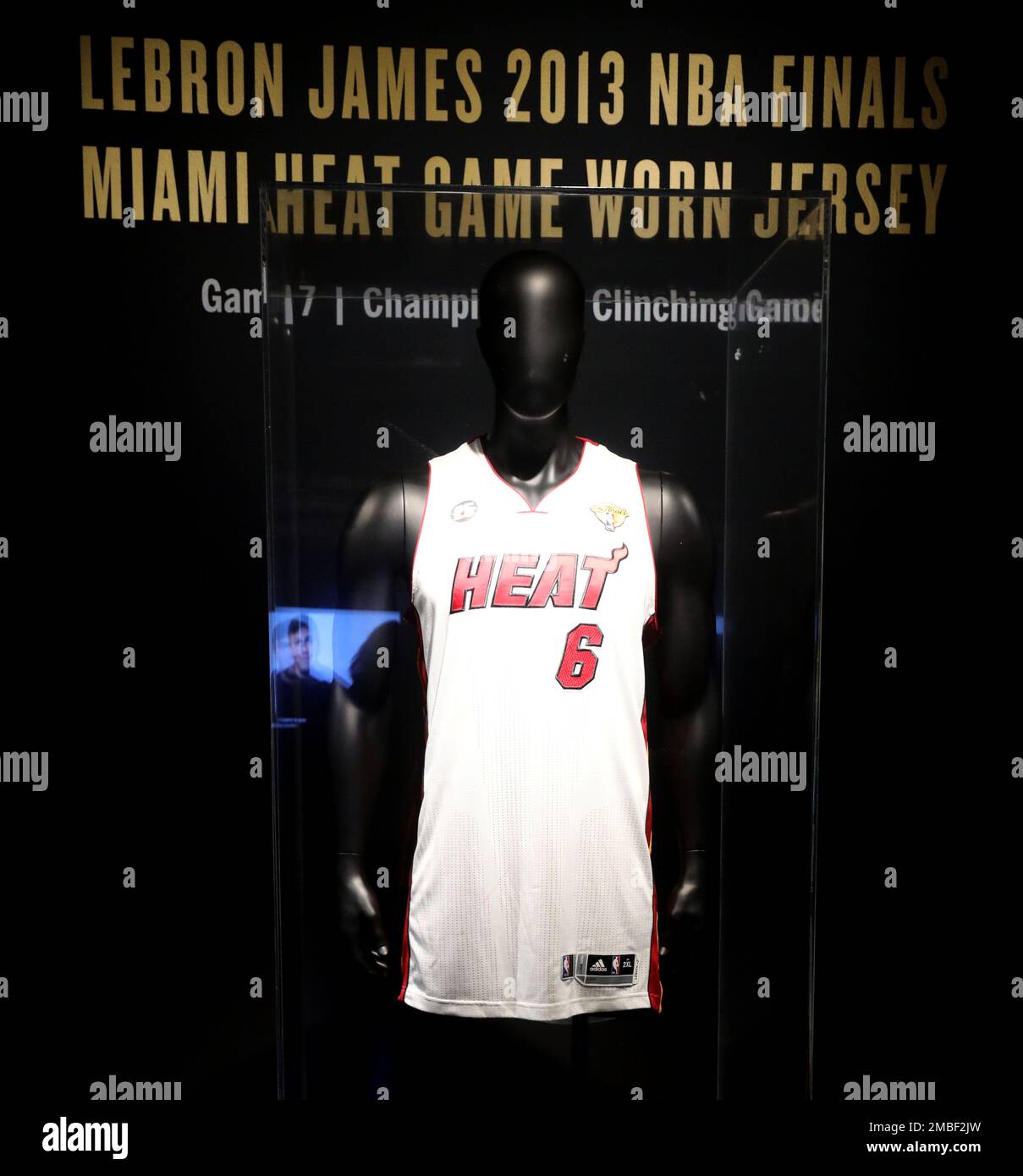 Auction result LeBron James Miami Heat 2013 NBA Championship Jersey Sotheby's