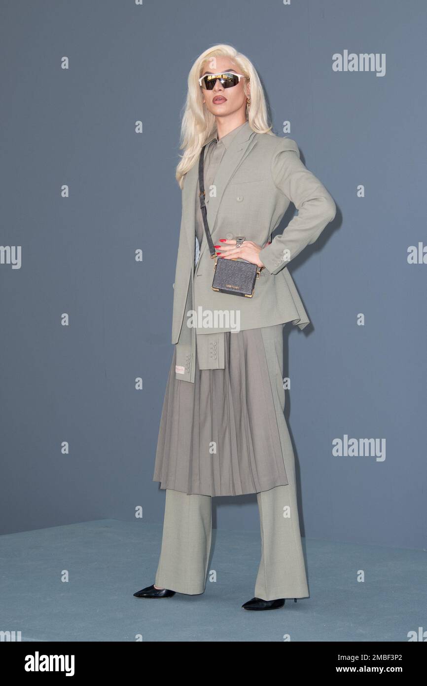 J Balvin attending the Dior Homme Menswear Fall-Winter 2023-2024 show as  part of Paris Fashion Week in Paris, France on January 19, 2023. Photo by  Aurore Marechal/ABACAPRESS.COM Stock Photo - Alamy