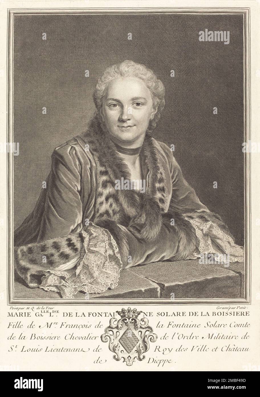 Marie Gallelise de la Fontaine Stock Photo Alamy