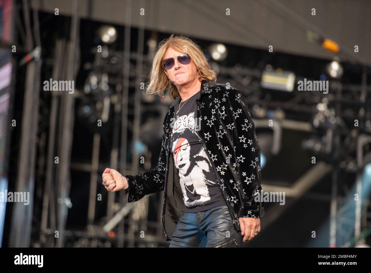 June 22, 2019: Joe Elliott performs with Def Leppard at the Hellfest ...