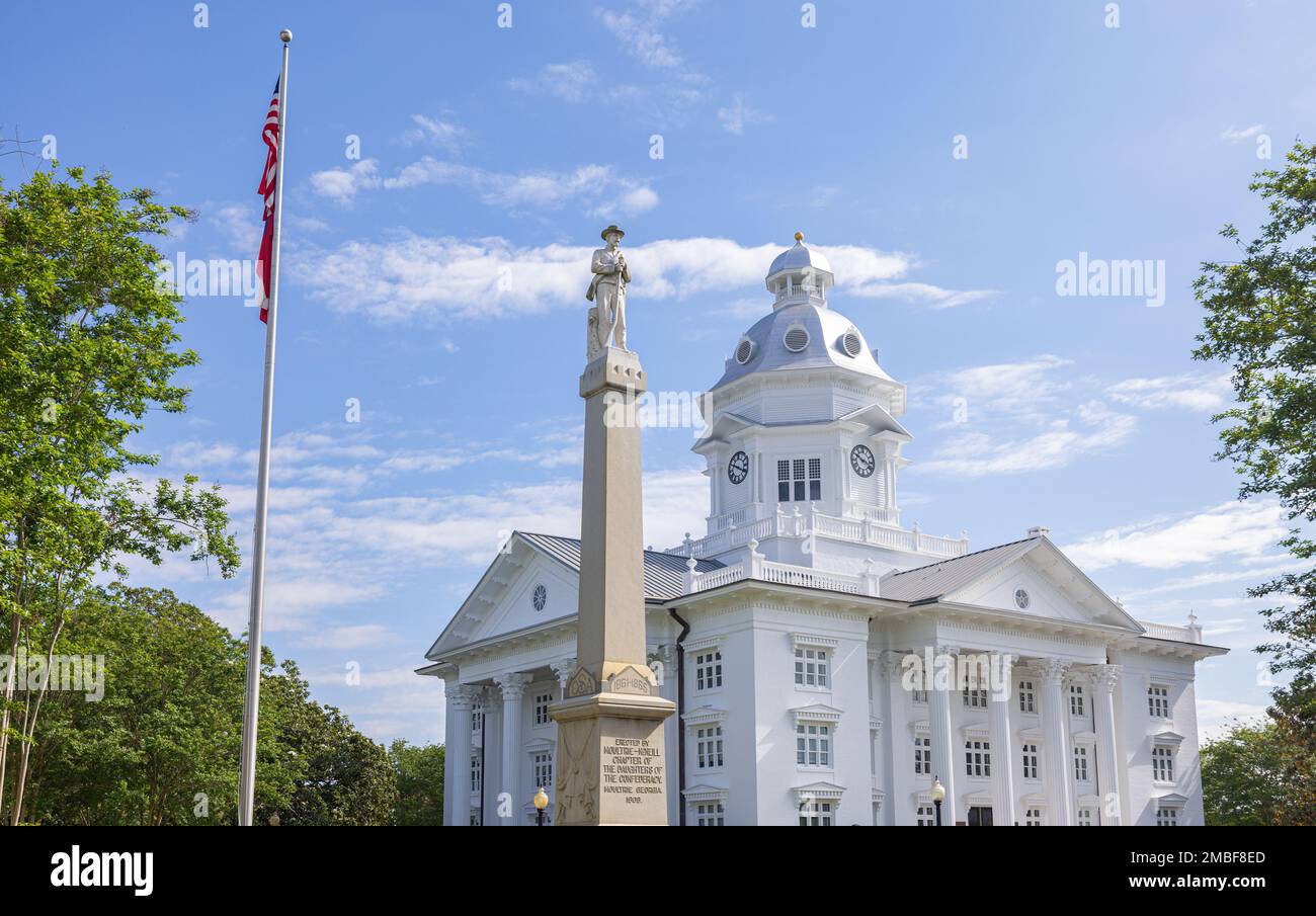 Colquitt county courthouse moultrie hires stock photography