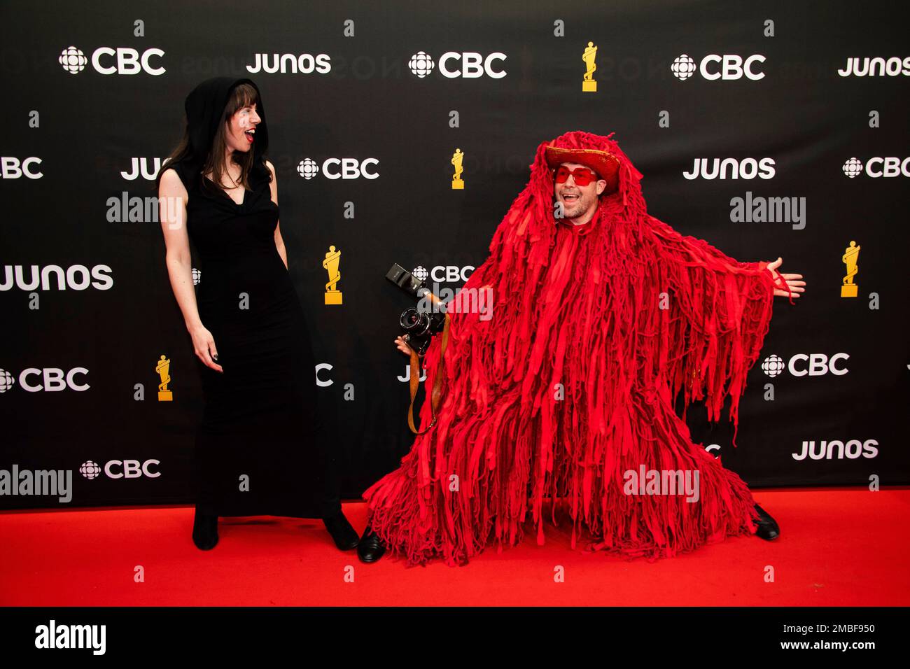 Lyle Bell arrives at the JUNO Awards on Sunday, May 15, 2022, at the Budweiser Stage in Toronto. (Photo by Arthur Mola/Invision/AP) Stock Photo