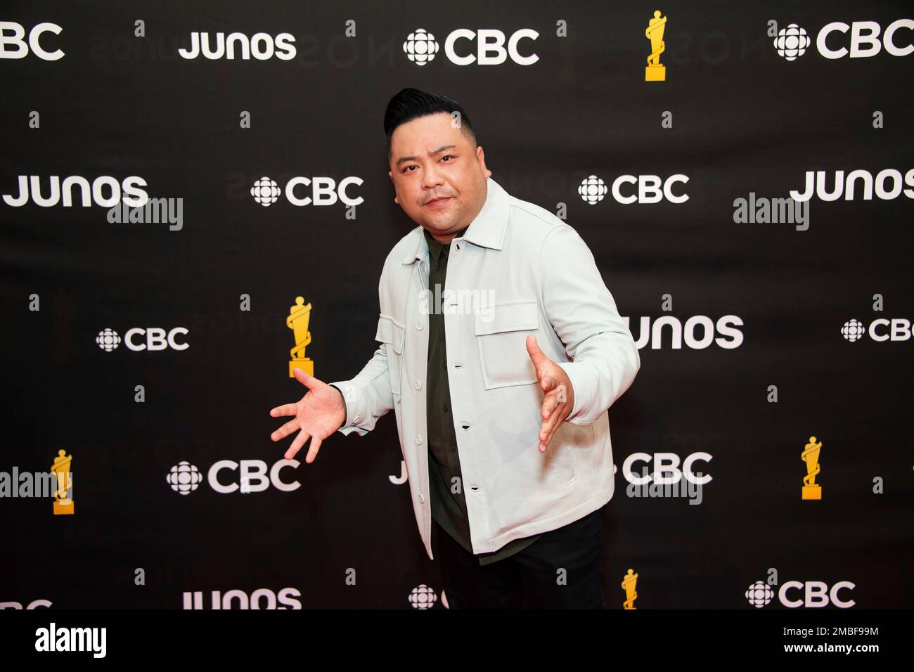 Andrew Phung arrives at the JUNO Awards on Sunday, May 15, 2022, at the