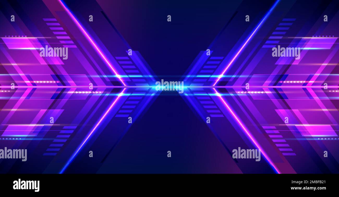 Abstract modern technology futuristic concept high speed movement blue ...