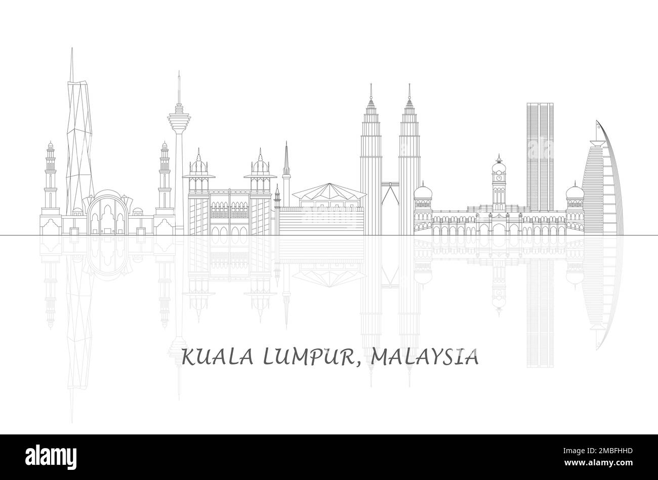 Old town kuala lumpur malaysia Stock Vector Images Alamy