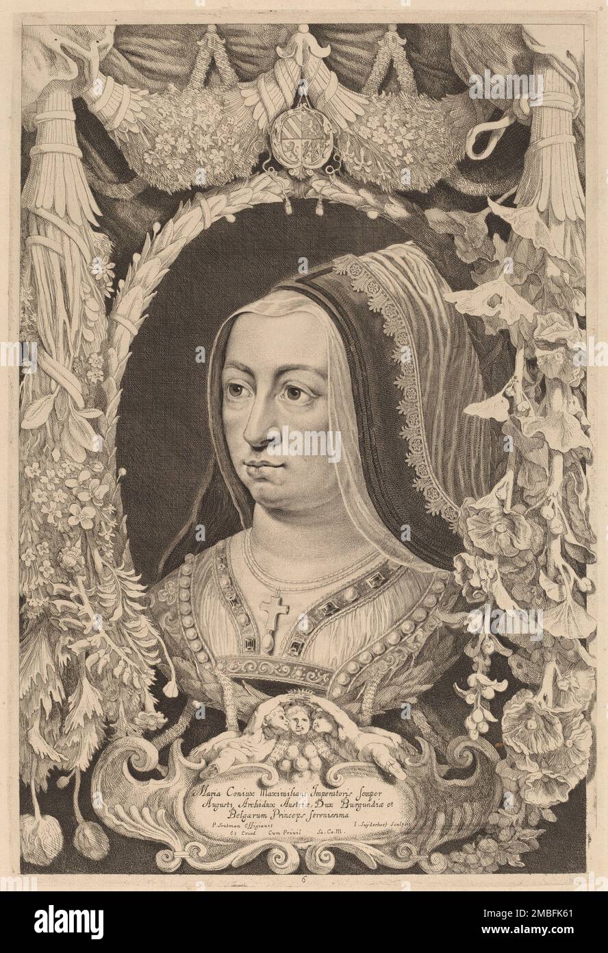 Maria of Burgundy, Empress and Wife of Maximilian I. Stock Photo