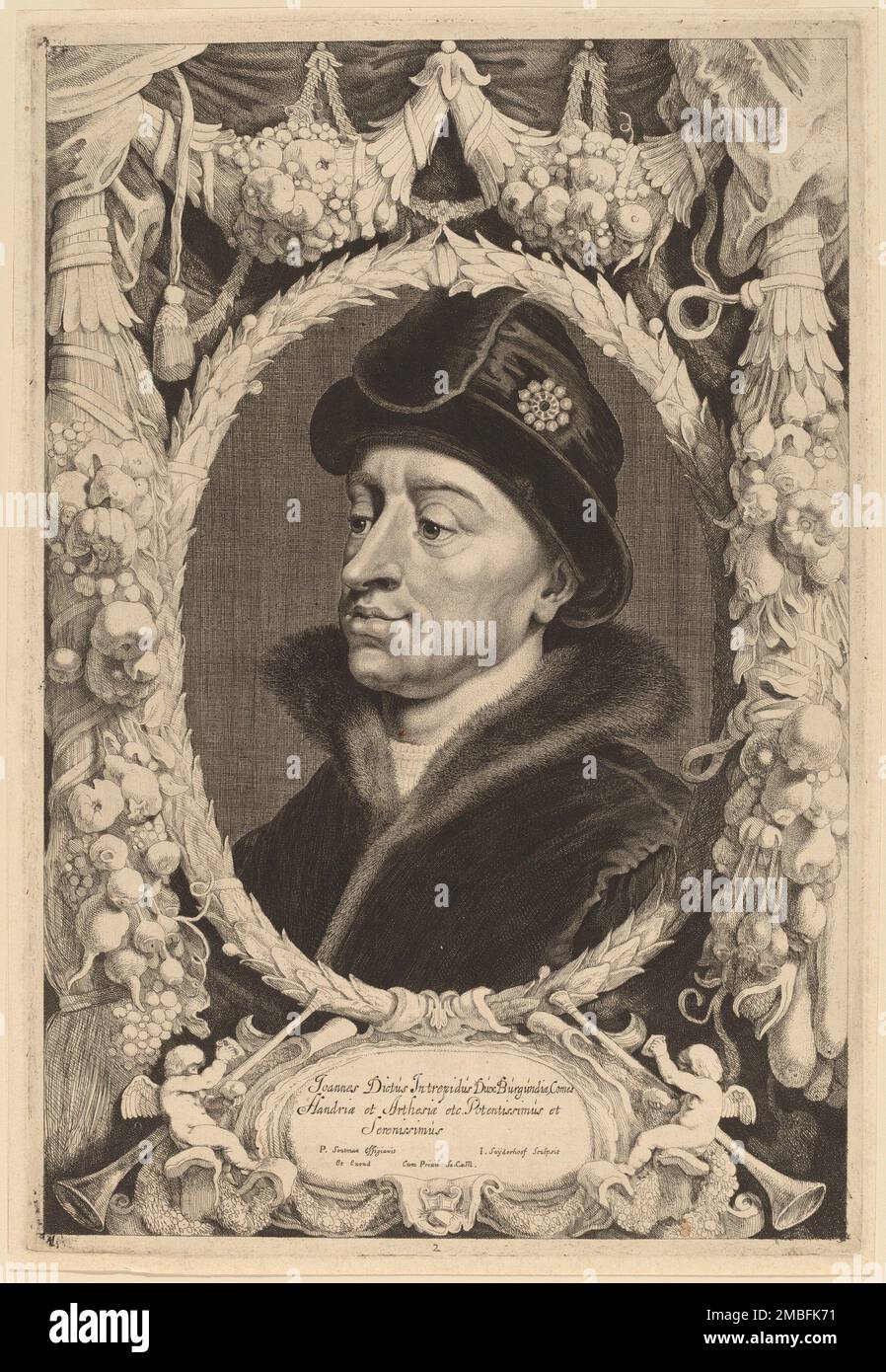 John the Fearless, Duke of Burgundy. Stock Photo