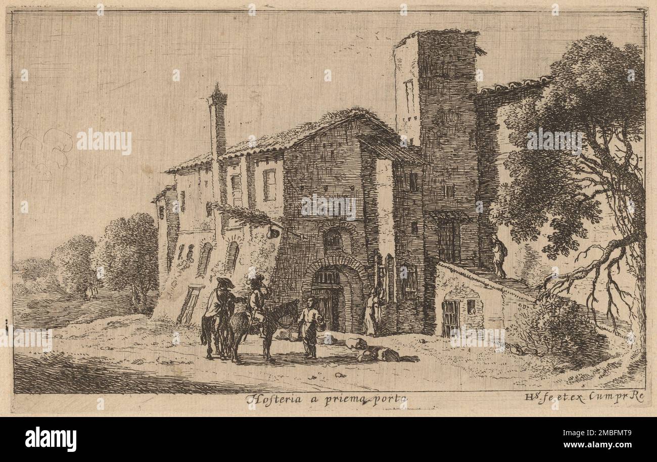 Inn at the Prima Porta Stock Photo - Alamy