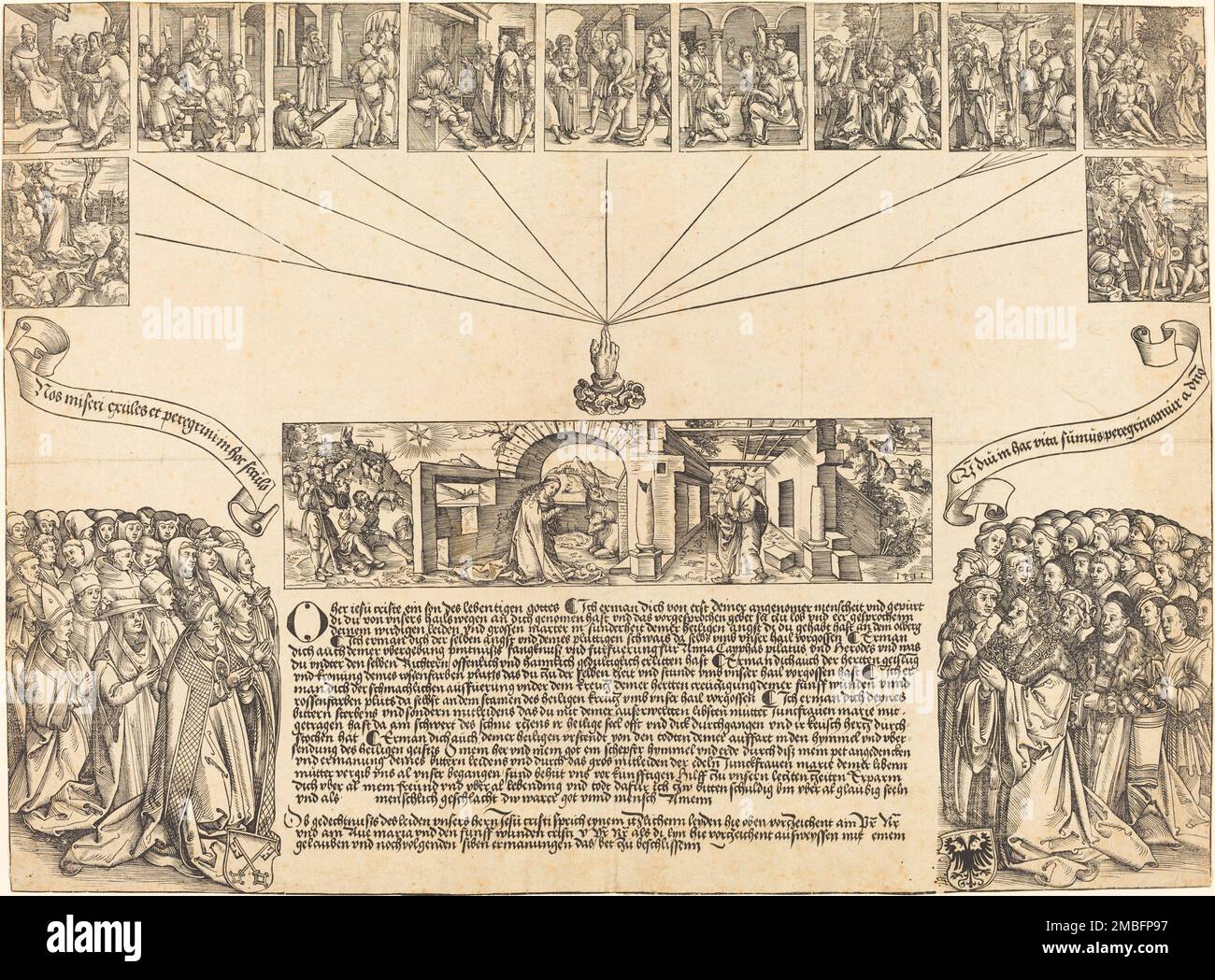 The Nativity and Passion of Christ, 1511 Stock Photo Alamy