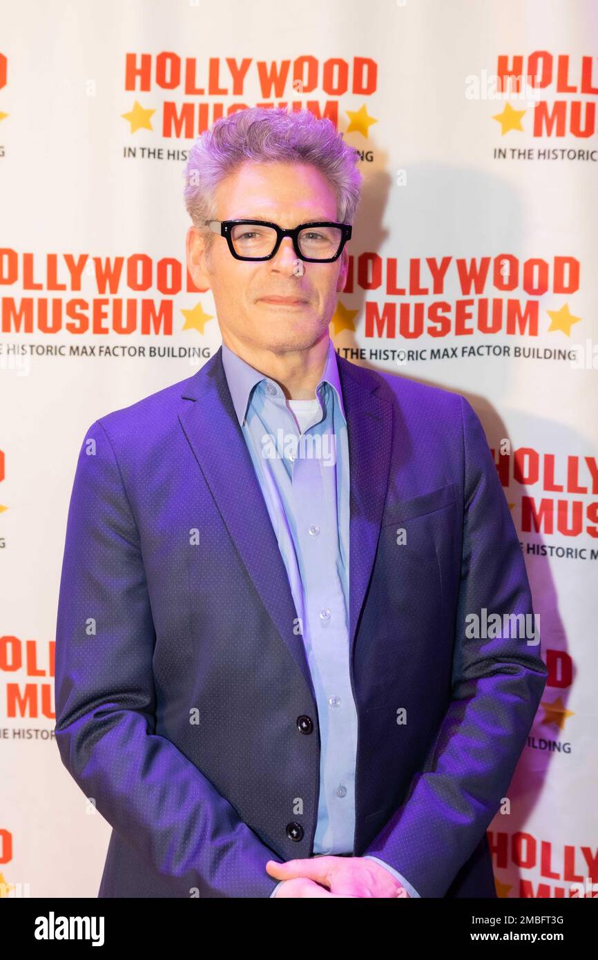 Kevin Spirtas the Tribute Exhibit for the actress Betty White at the