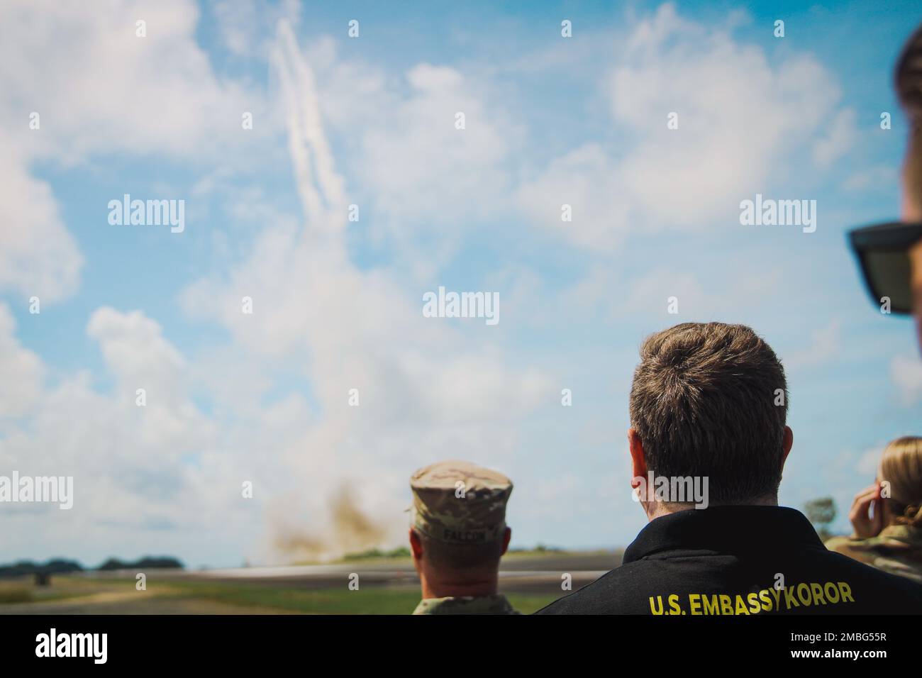 Ambassador John HennesseyNiland, U.S. ambassador to Palau, observes U
