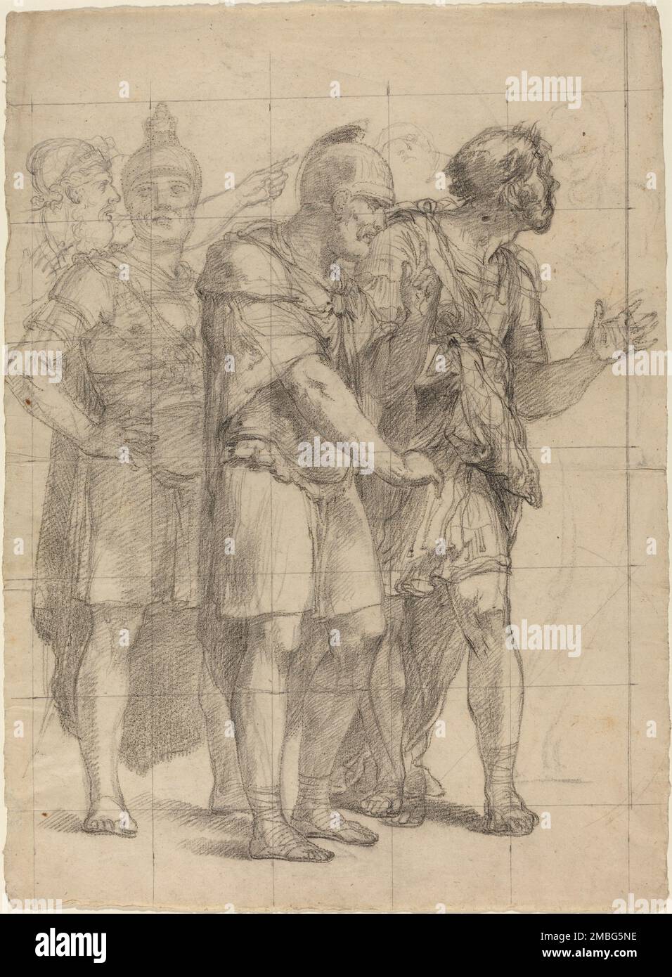 Four standing warriors hi-res stock photography and images - Alamy