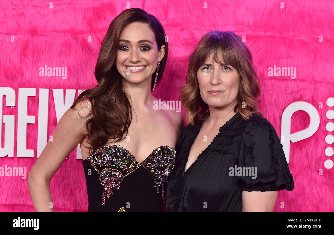 Allison Rymill Emmy Rossum and Allison Miller arrive at the Los Angeles premiere of ...