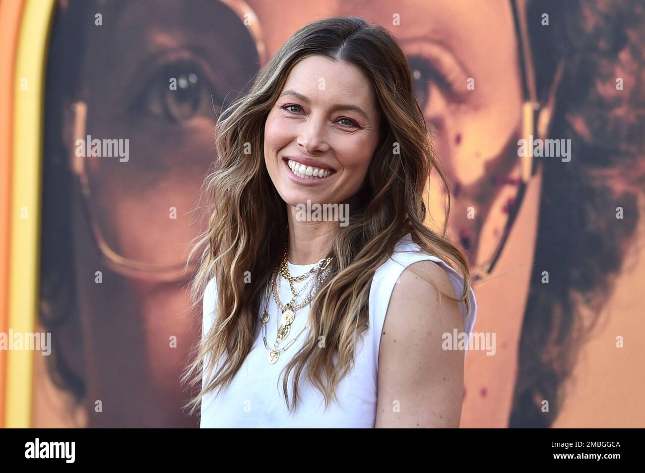 Cast member Jessica Biel arrives at the Los Angeles premiere of "Candy
