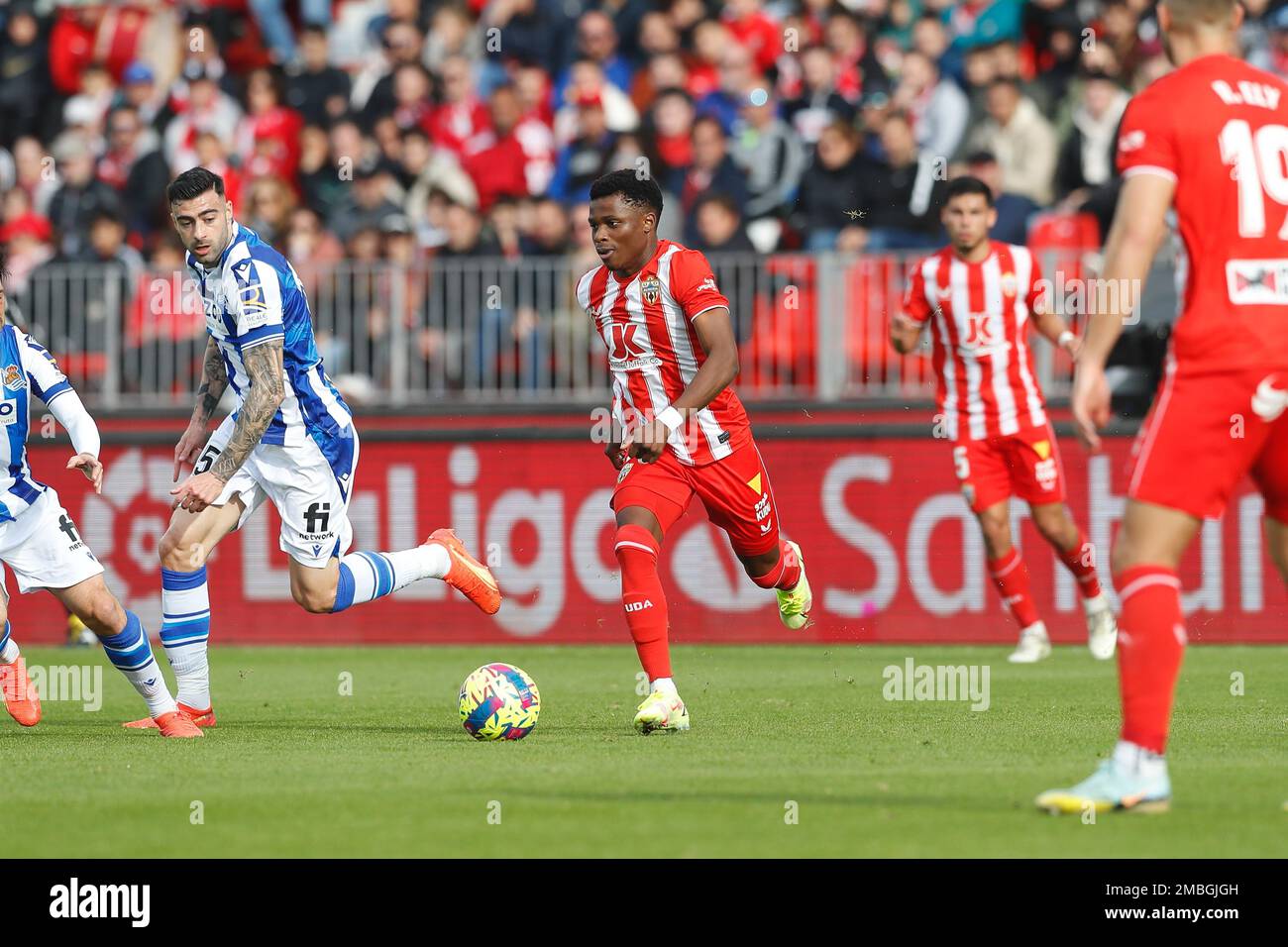 Almeria, Spain. 8th Jan, 2023. Largie Ramazani (Almeria) Football