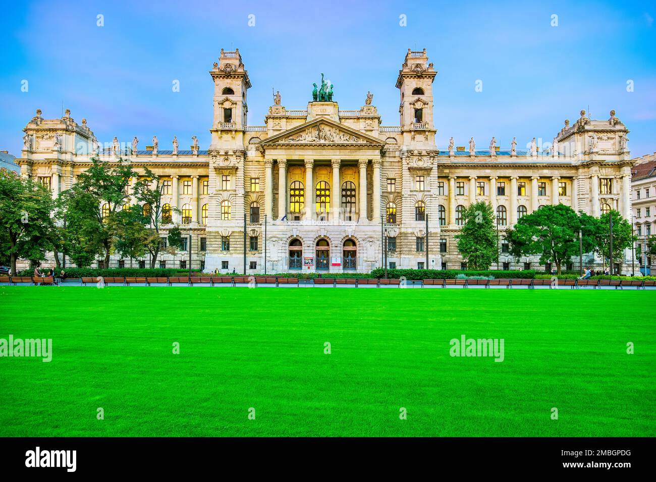 The Palace of Justice in Budapest, Hungary Stock Photo