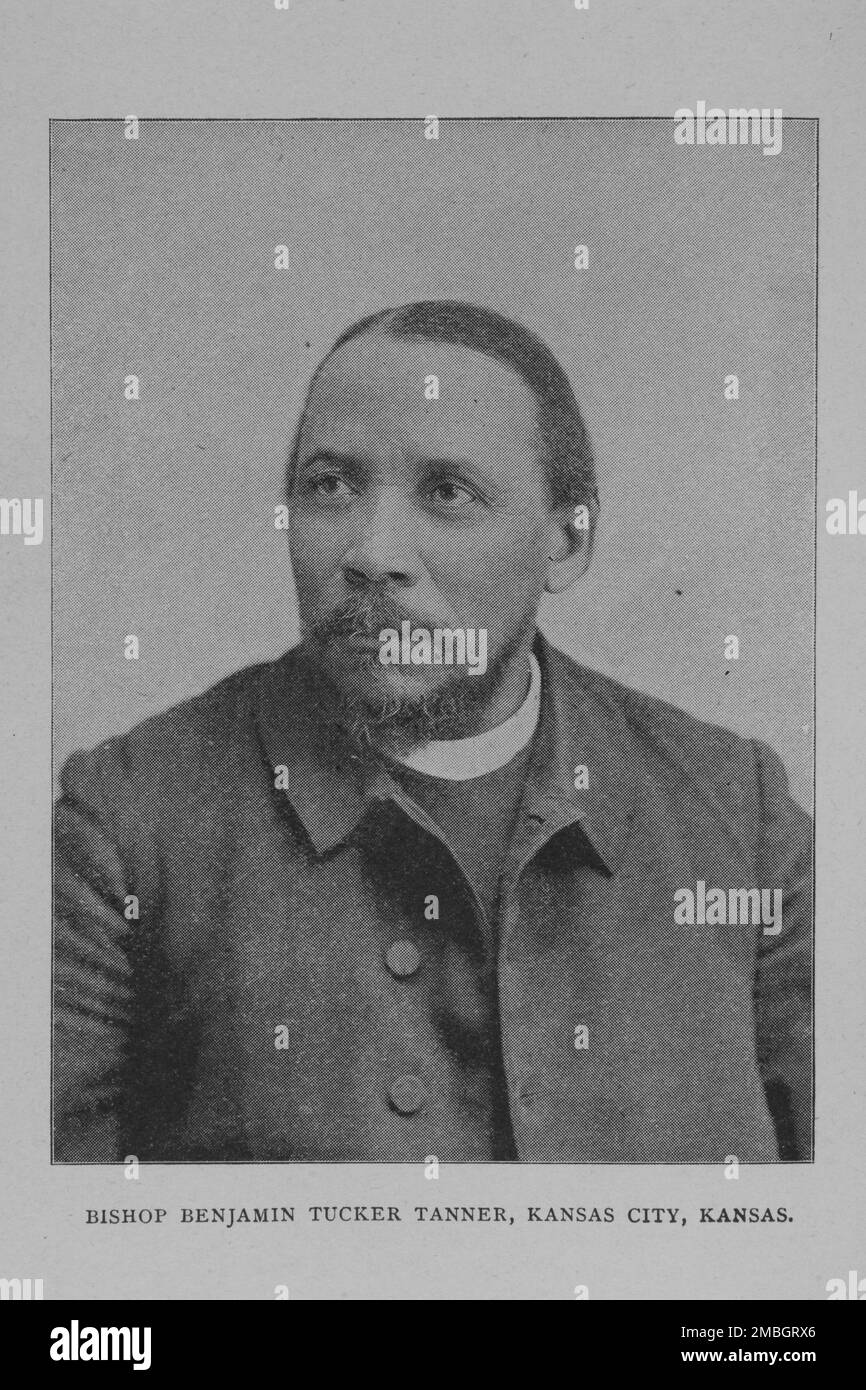 Bishop Benjamin Tucker Tanner, Kansas City, Kansas, 1902 Stock Photo