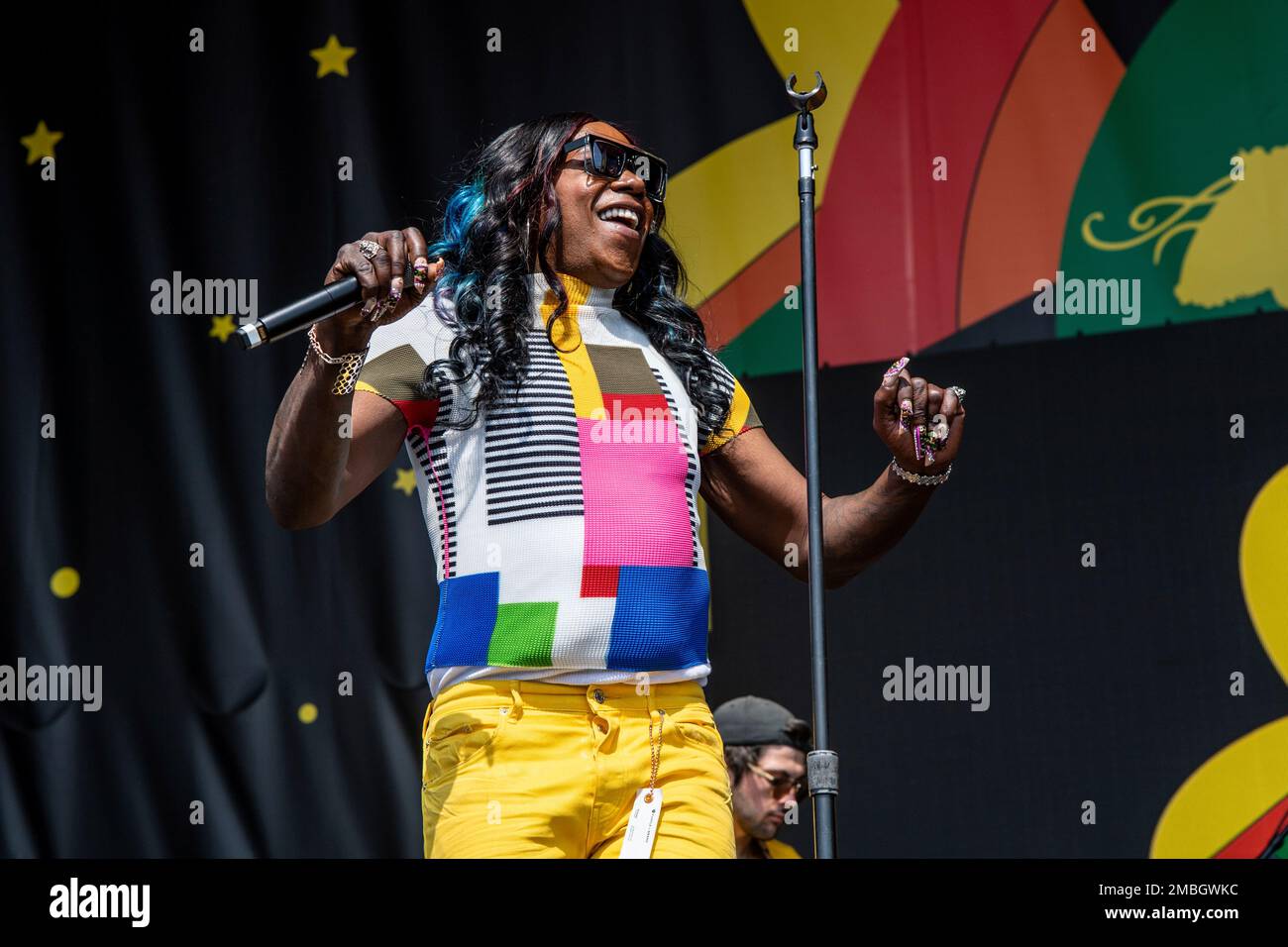 Big Freedia performs at the New Orleans Jazz and Heritage Festival, on