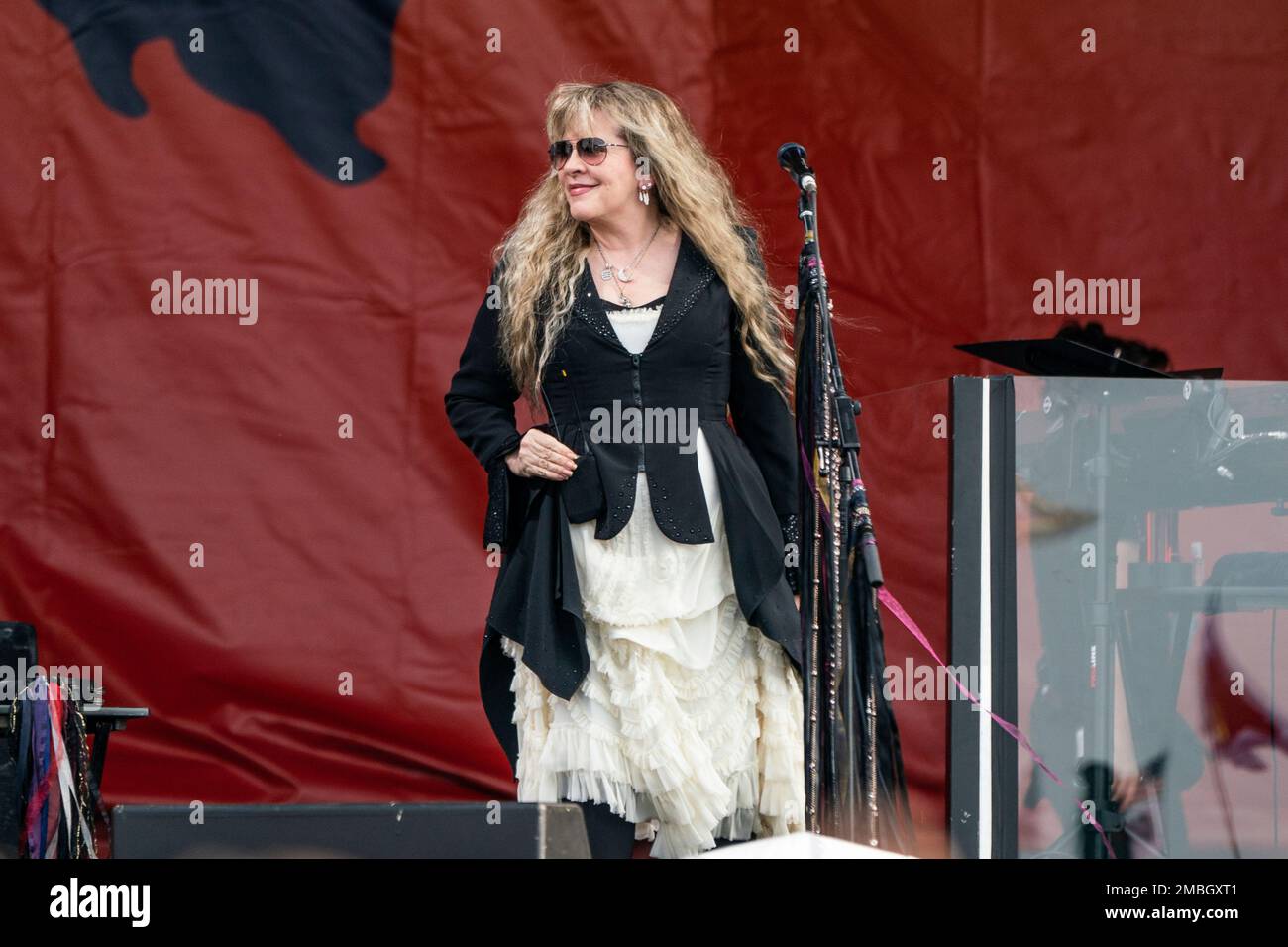 Stevie Nicks performs at the New Orleans Jazz and Heritage Festival, on