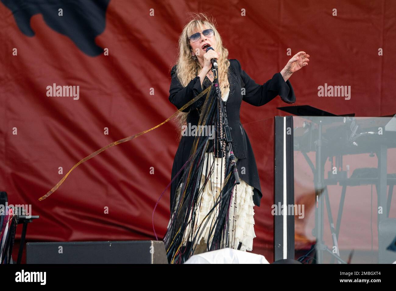 Stevie Nicks performs at the New Orleans Jazz and Heritage Festival, on