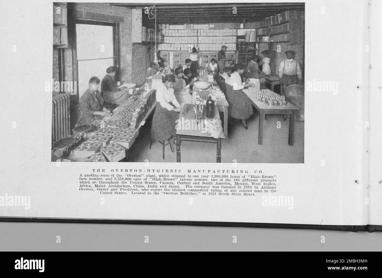 The Overton- Hygienic Manufacturing Co., 1925. Stock Photo