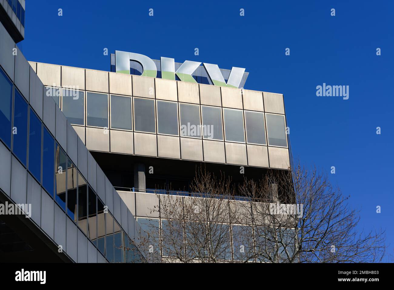 Cologne, Germany, March 08 2022: DKV Deutsche Krankenversicherung AG headquarter in Cologne Stock Photo