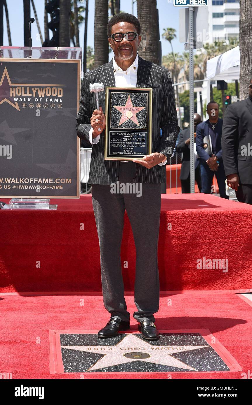 Greg Mathis, star of the television court show “Judge Mathis,” attends