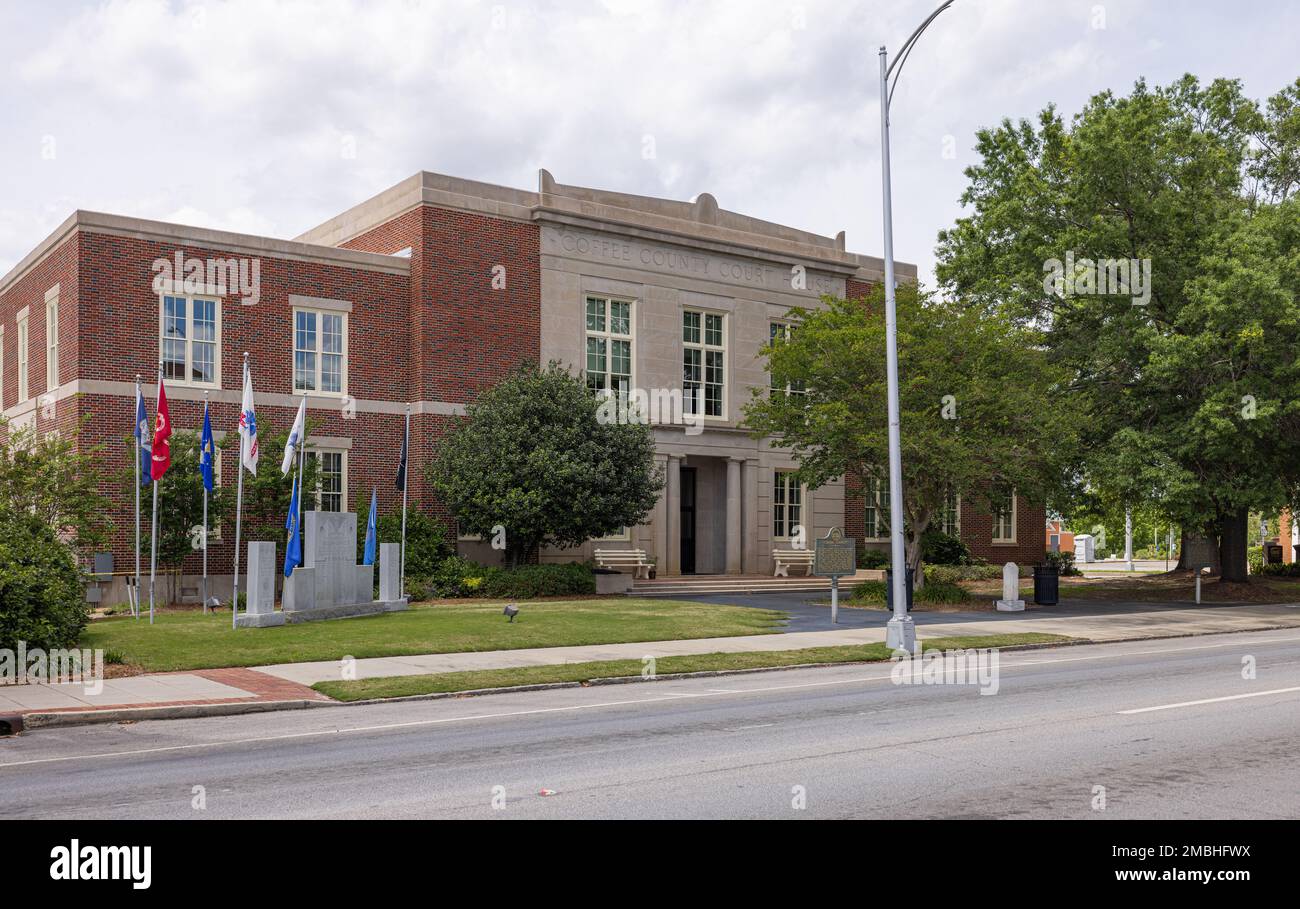 Douglas, USA April 17, 2022 The Coffee County Courthouse Stock Photo Alamy
