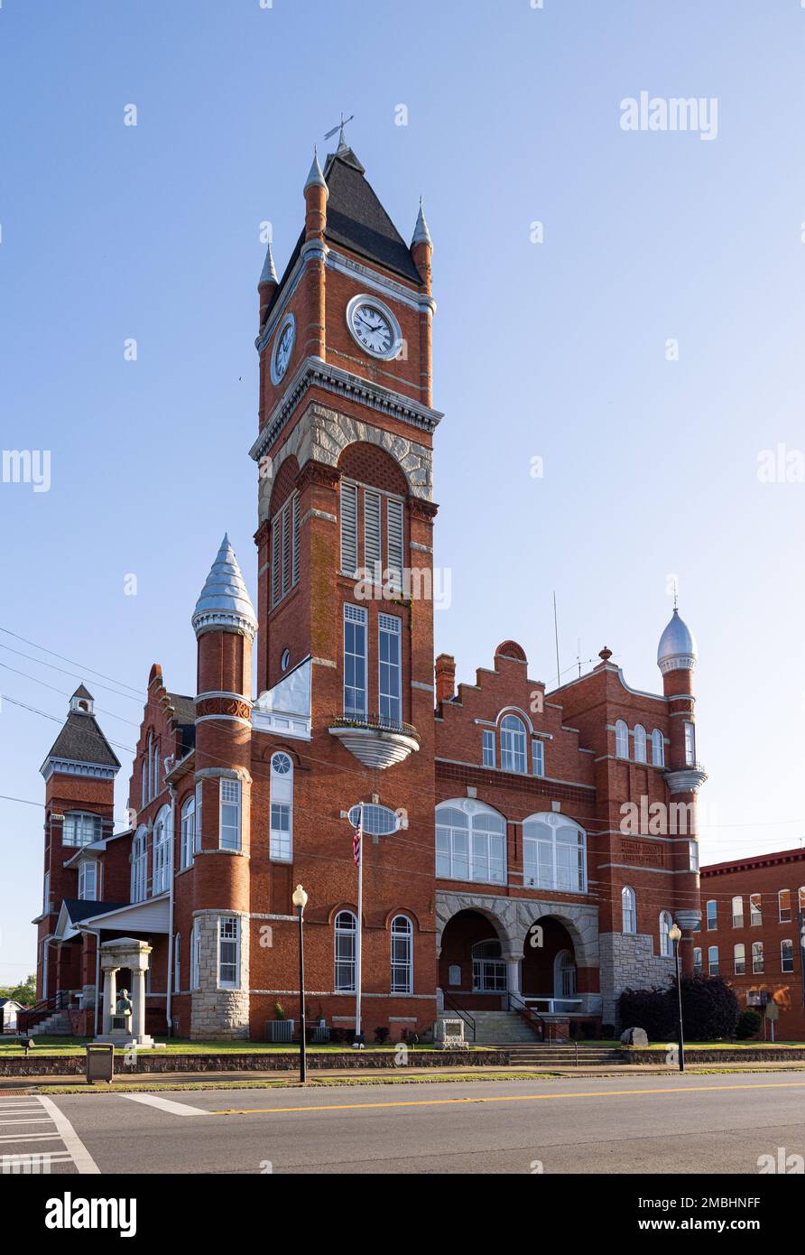 Dawson, USA April 19, 2022 The Terrell County Courthouse