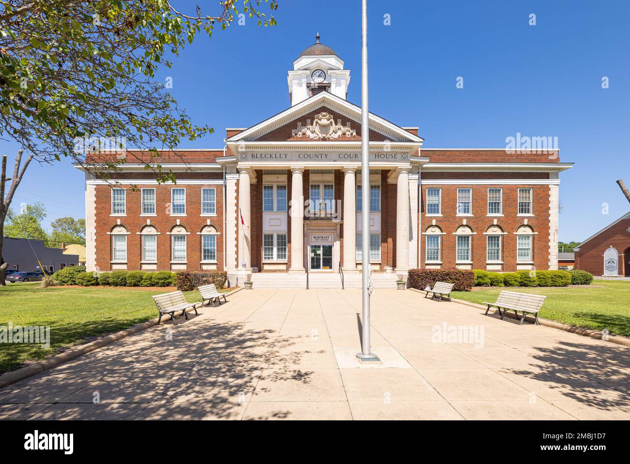 Cochran, USA April 19, 2022 The Bleckley County Courthouse
