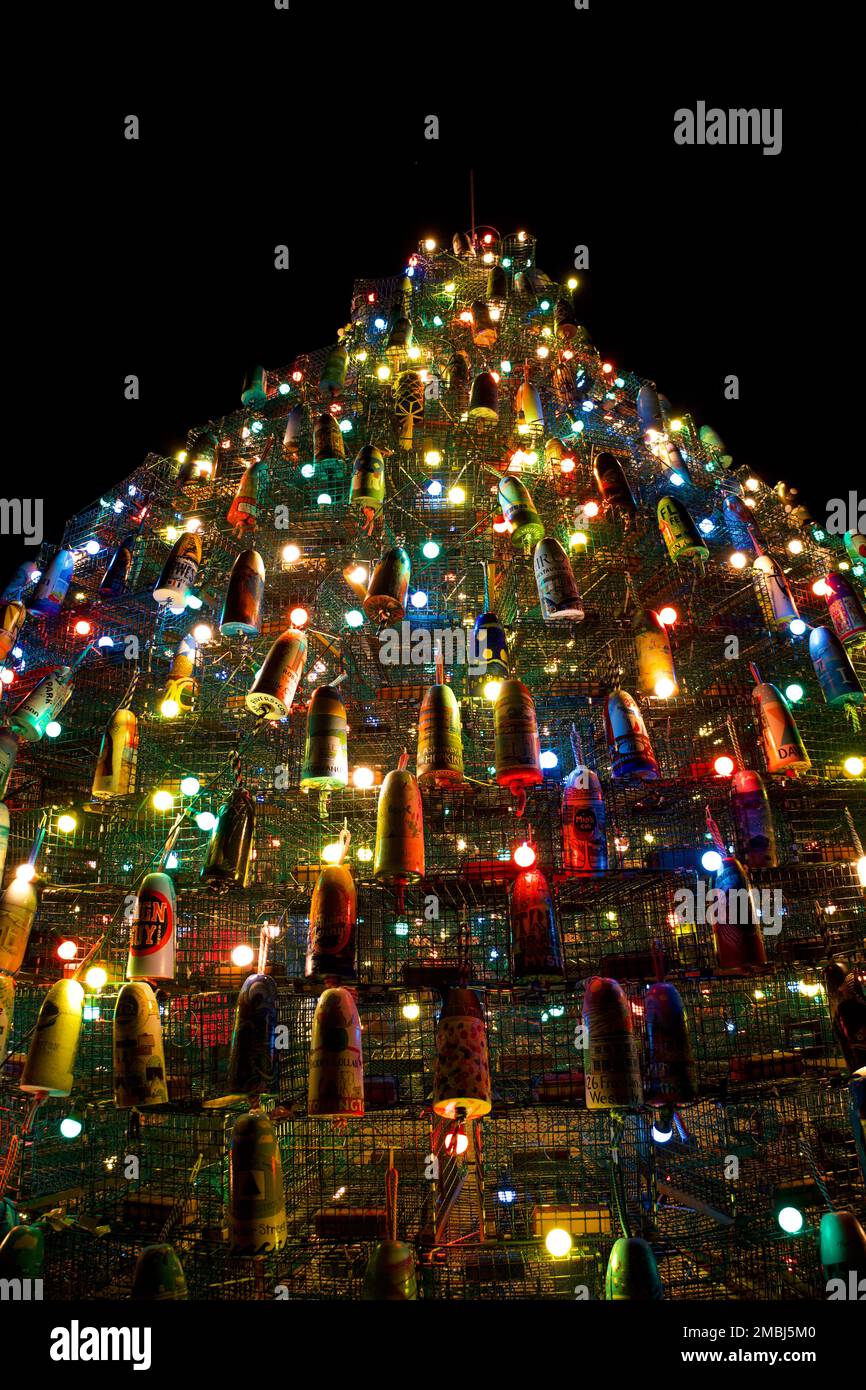 Stonington lobster trap christmas tree hires stock photography and images Alamy