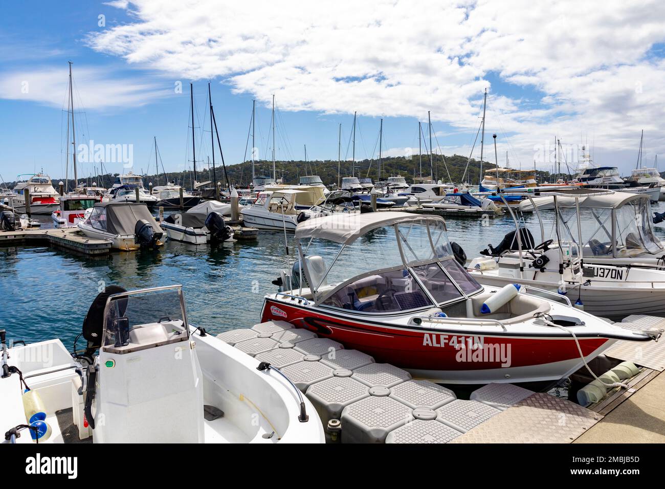 Church Point Sydney and Quays boat marina,NSW,Australia Stock Photo Alamy