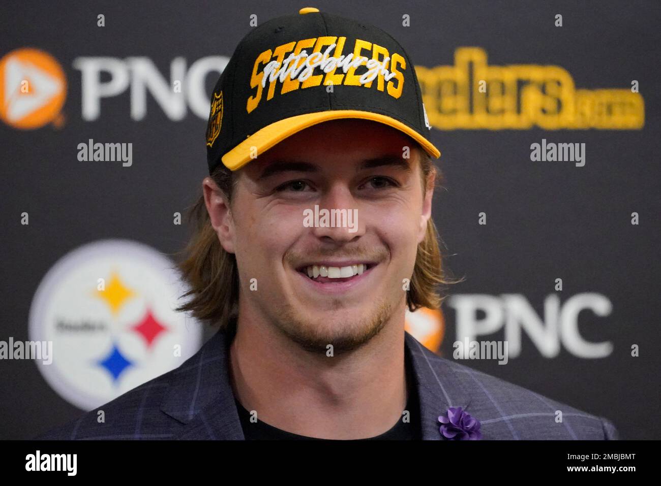 Quarterback Kenny Pickett, the Pittsburgh Steelers firstround draft