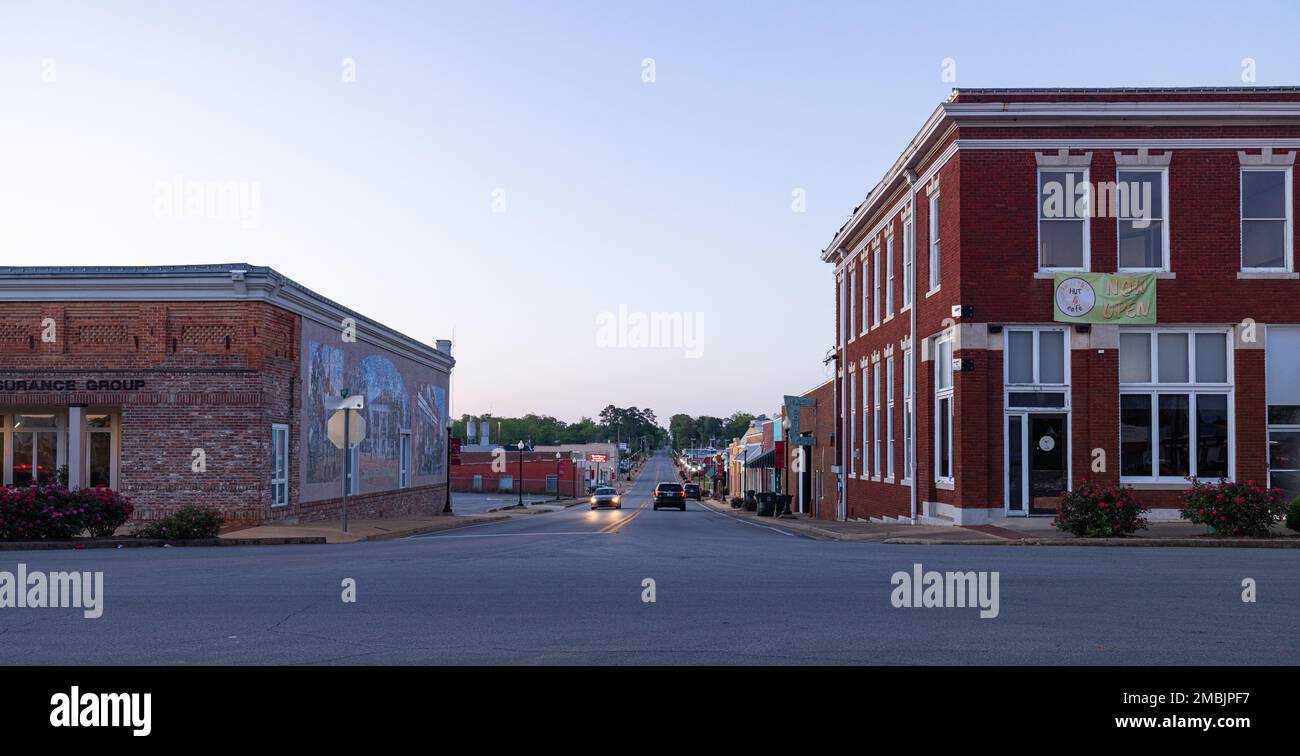 Blakely, USA April 19, 2022 The old business district on Main Street Stock Photo Alamy