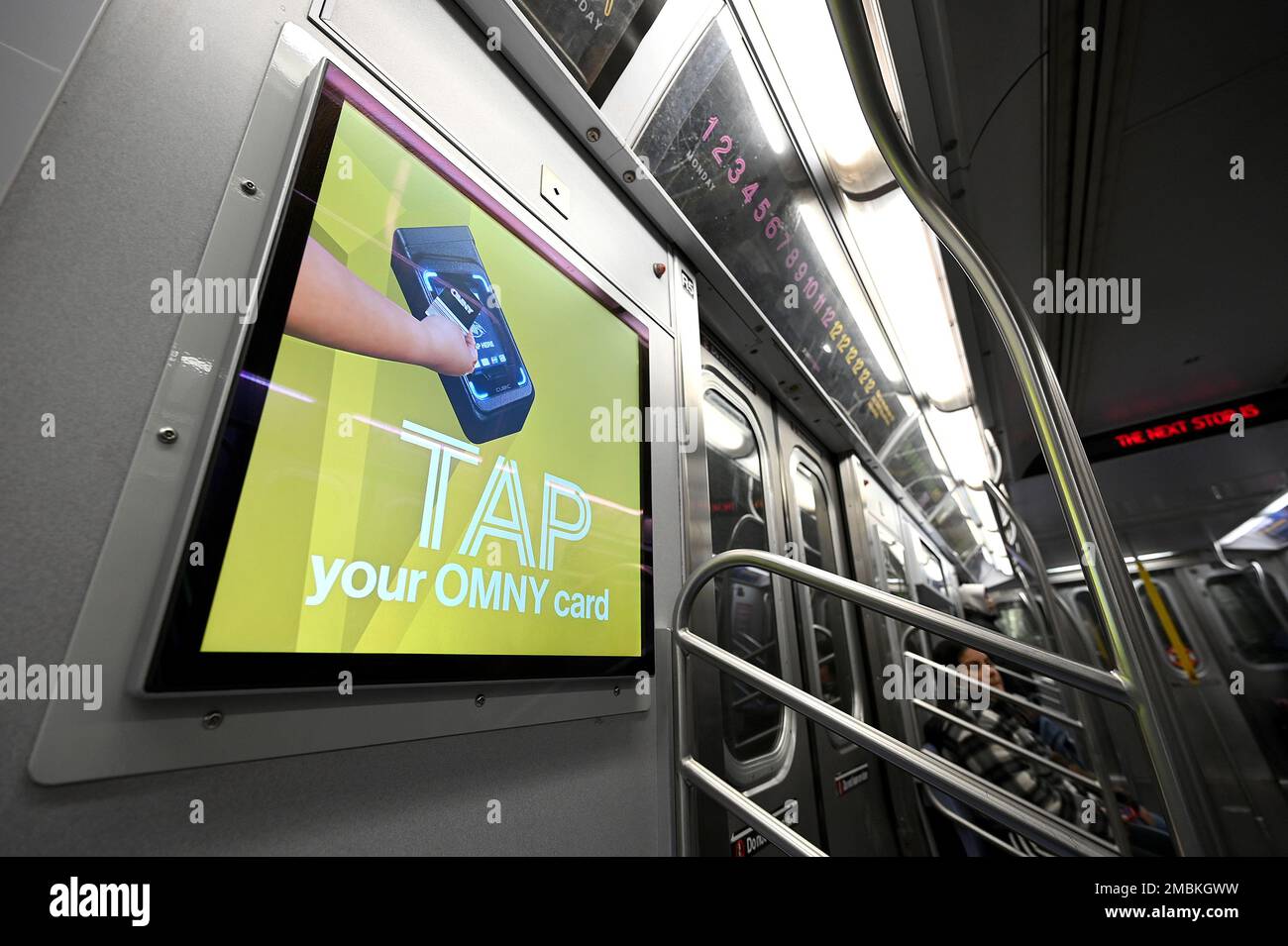 New York USA 20th Jan 2023 Subway Car Advertising Promoting The new-york-usa-20th-jan-2023-subway-car-advertising-promoting-the