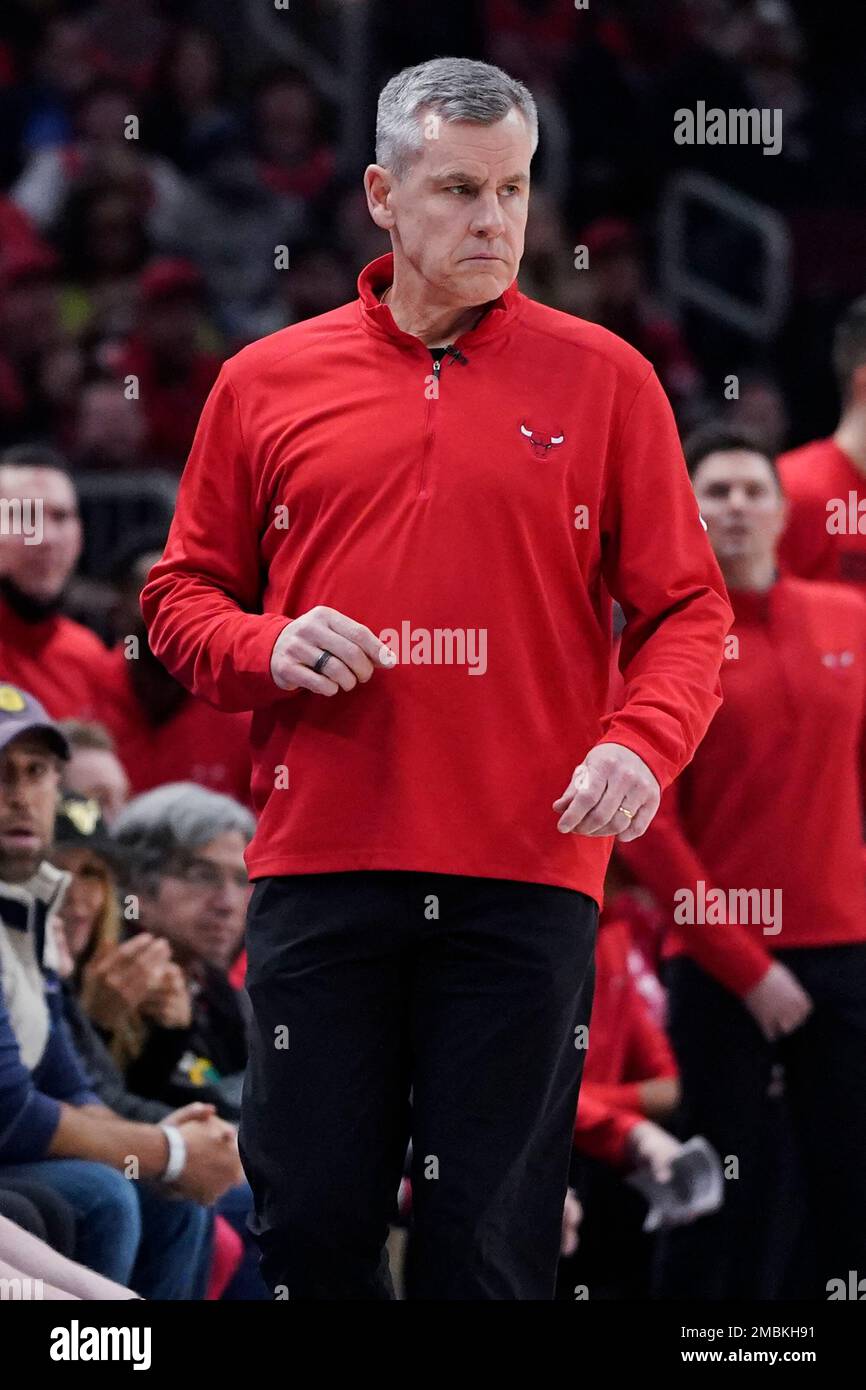 Chicago Bulls Head Coach Billy Donovan Watches His Team During The ...