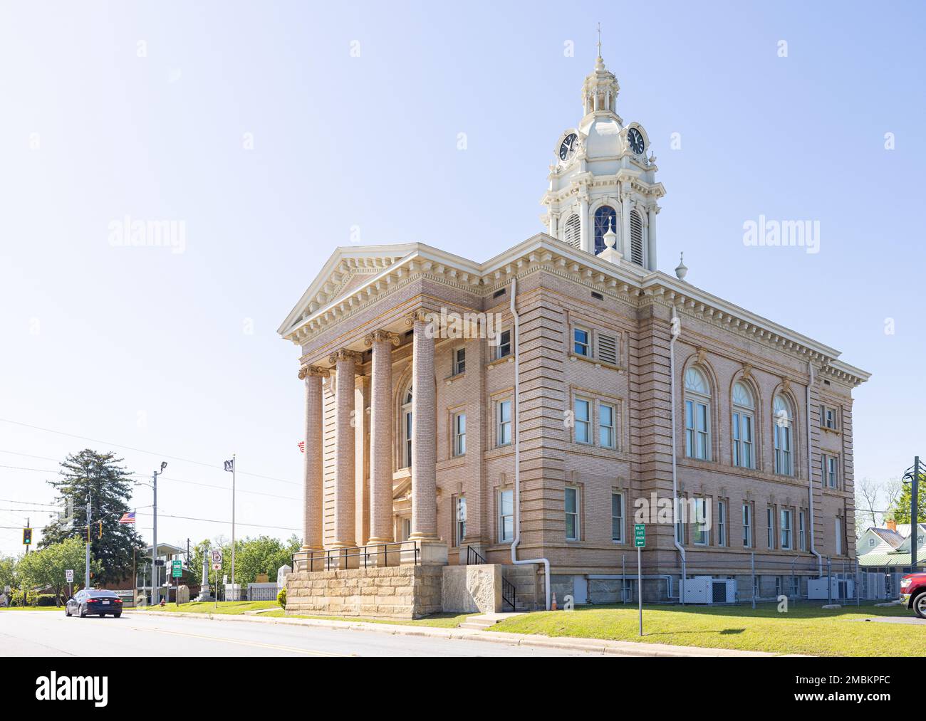 Abbeville, USA April 19, 2022 The Wilcox County Courthouse